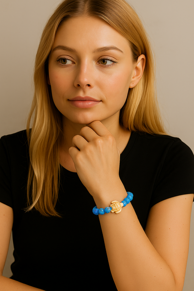 Bracelet Bohème en Perles Naturelles- Harmonie, Protection & Elégance