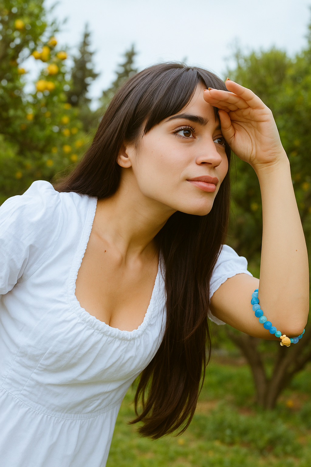 Bracelet Bohème en Perles Naturelles- Harmonie, Protection & Elégance